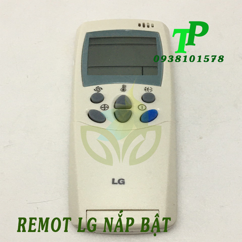 Điều Khiển, Remote Máy Lạnh Điều Hòa LG Nắp Bật (Tặng Kèm Pin)