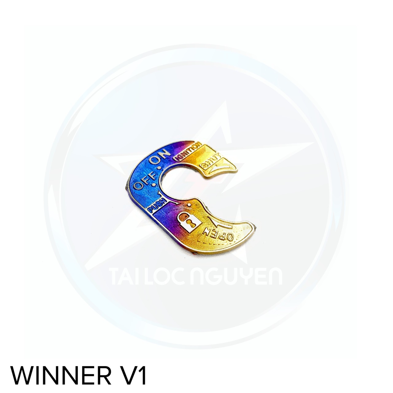 [HCM]MIẾNG DÁN Ổ KHÓA TITANIUM CÁC DÒNG XE