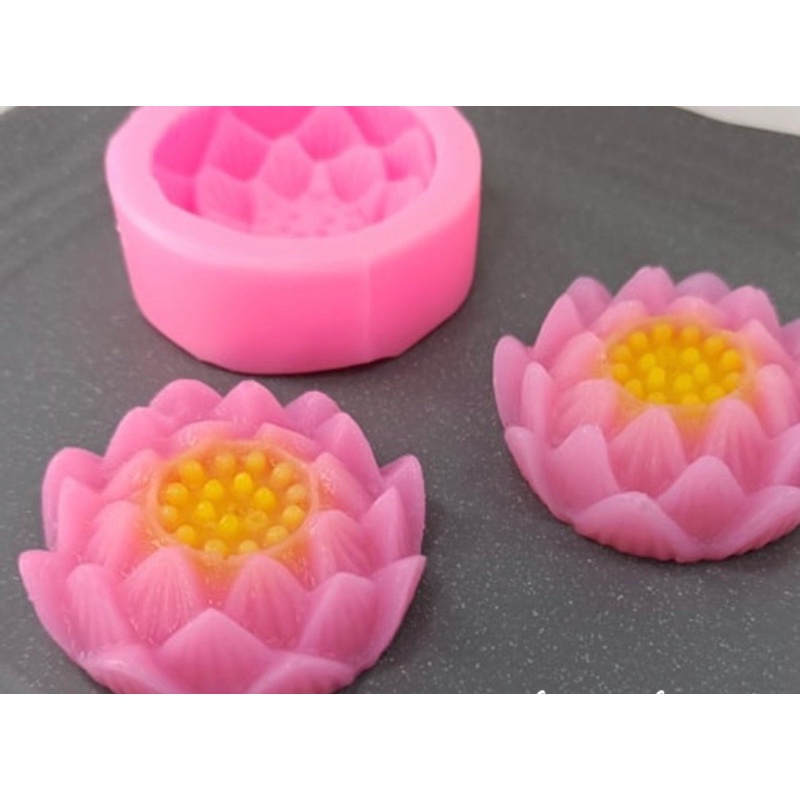 Khuôn Silicon Hoa Sen Nở 6cm (846)