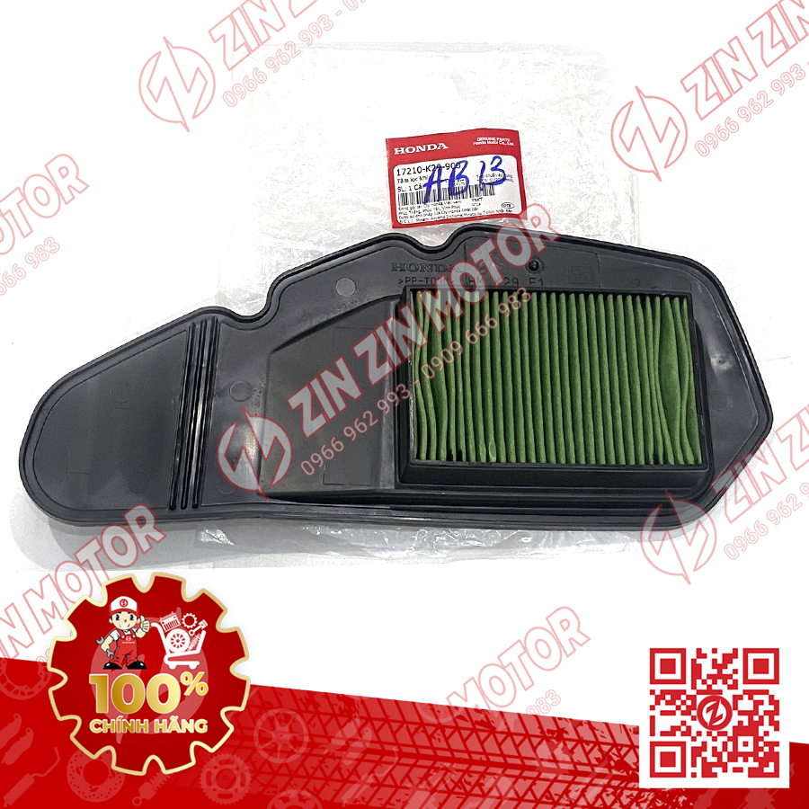 Air filter ab 160/125 2022 2023 +, airblade 150/125 2020 2021, air blade 125 2013 - 2019, ab 110 original honda-zzm