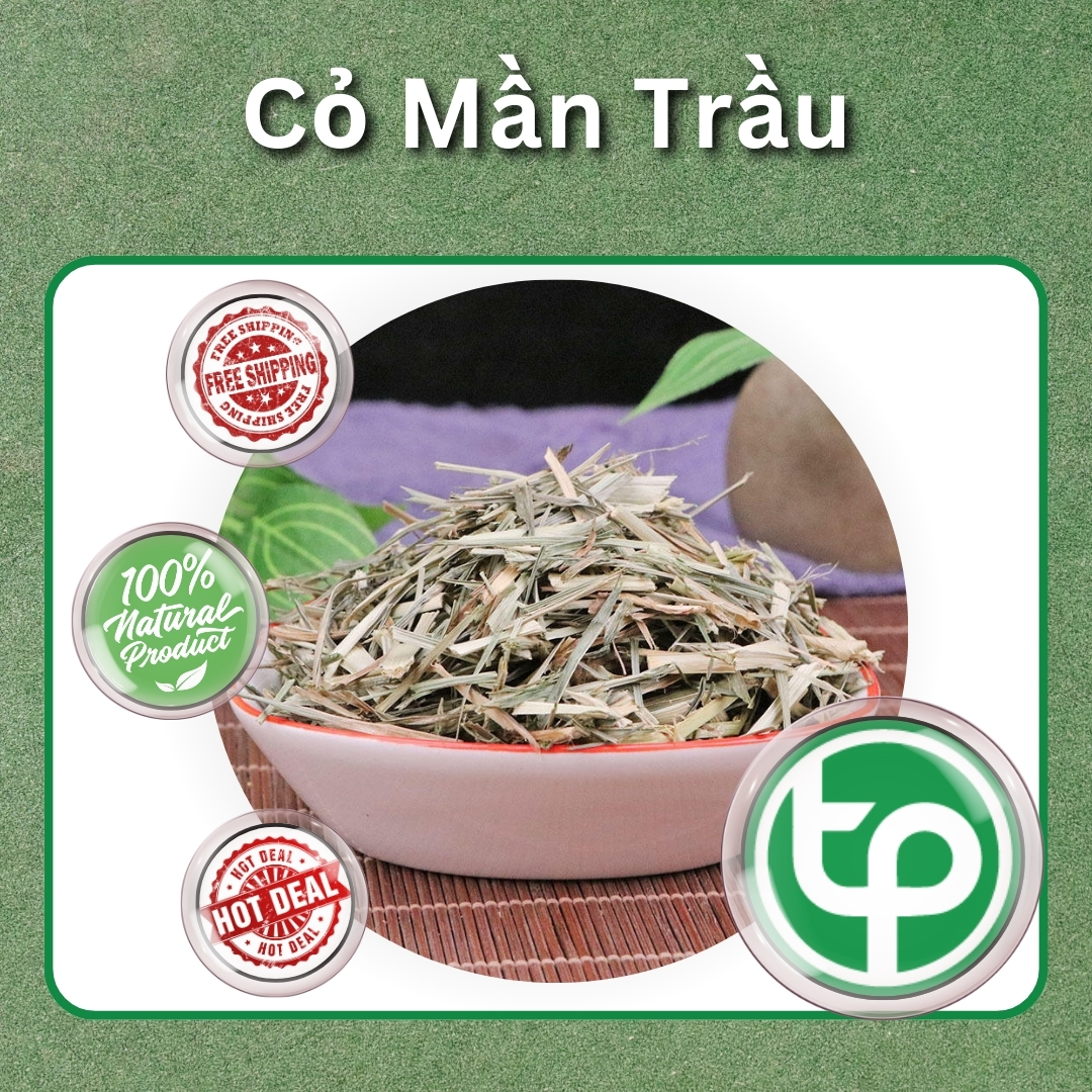 [Hàng mới về] Cỏ mần trầu khô 1kg - Thảo Dược Tấn Phát - Chuyên dùng để pha trà và sắc nước uống