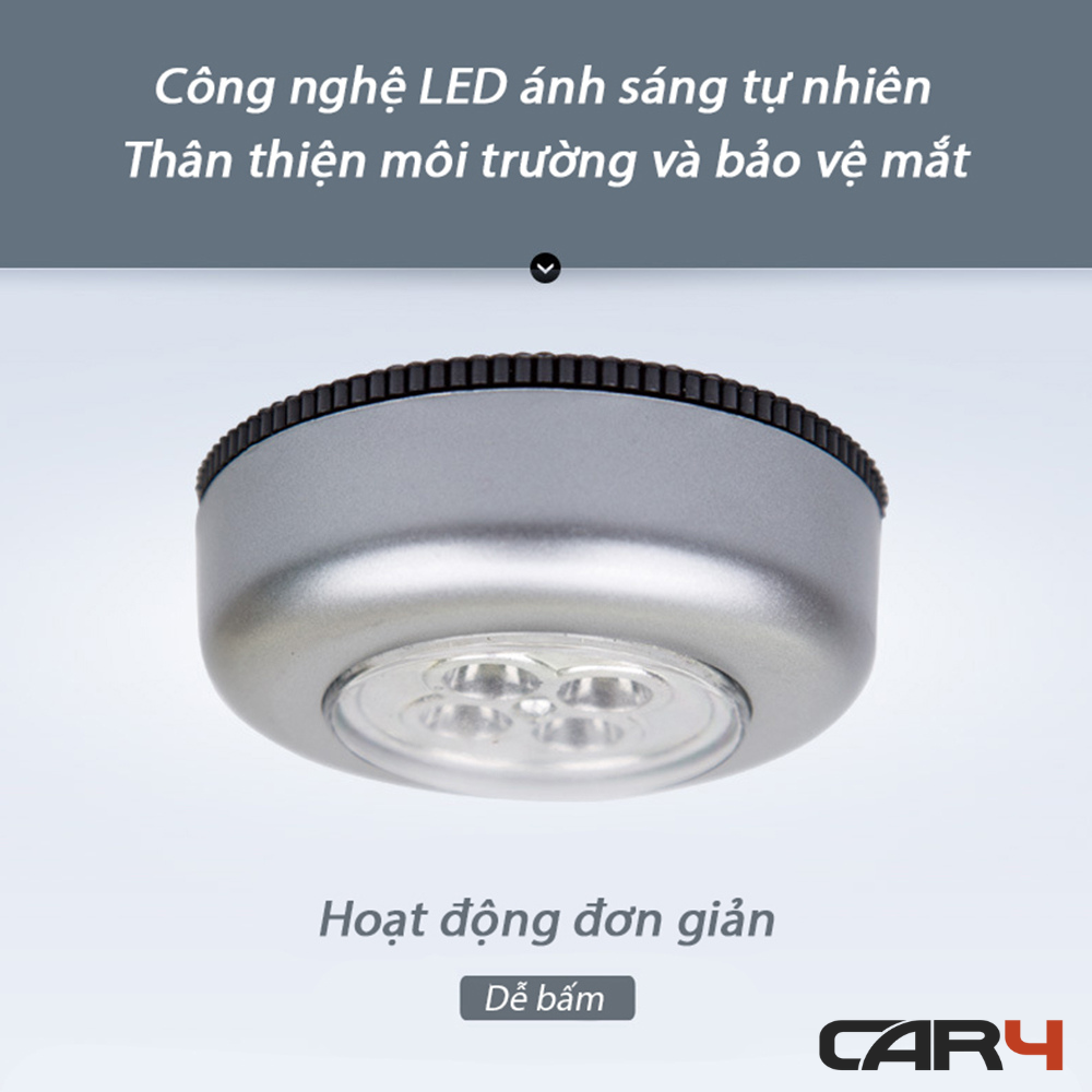 Đèn LED dán trần, dán cốp ô tô siêu sáng Car4 - (KM Khai Trương)
