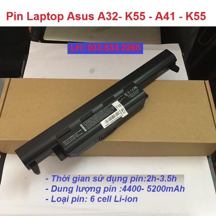 Pin Laptop Asus A32-K55 A41-K55 - Pin Laptop Asus A32