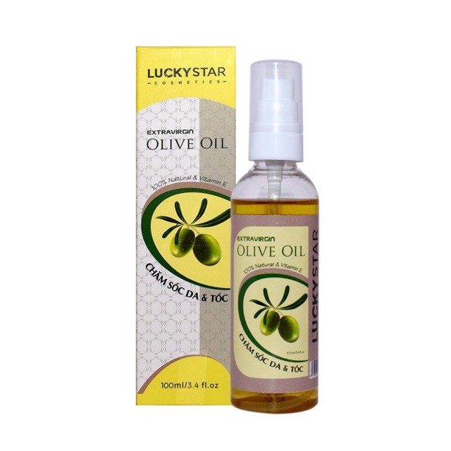 Dầu olive oil nguyên chất Lucky Star 100ml