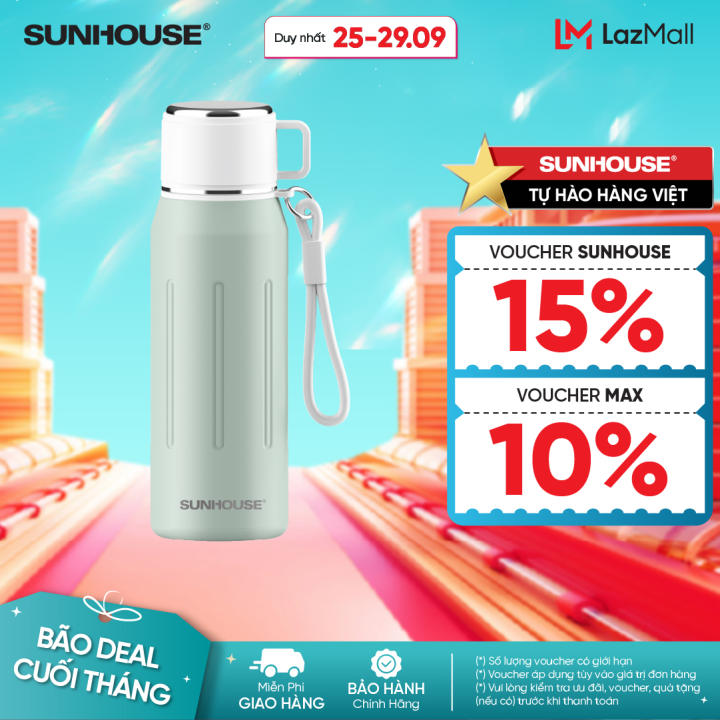 Bình giữ nhiệt Dual Sip 750ml Sunhouse KS-TU750DG…
