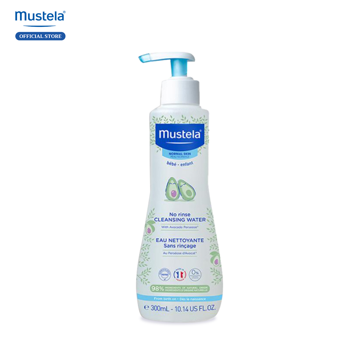 Nước làm sạch mặt và cơ thể 300ml