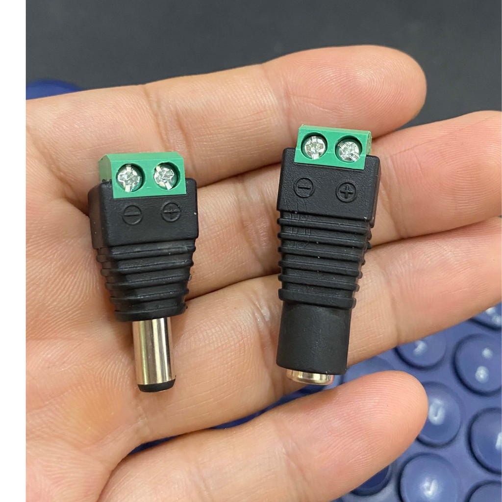 Jack Nối DC 5.5 2.1 Đực Cái