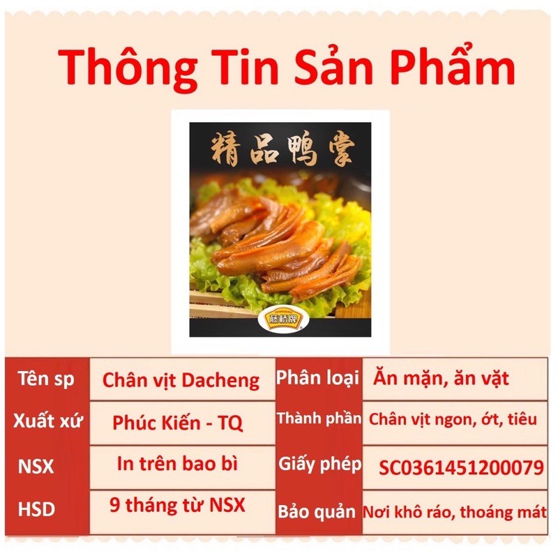[HCM]Chân vịt cay Dacheng