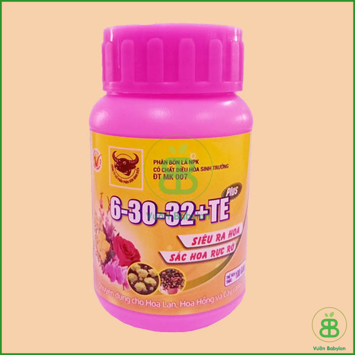Phân Bón Lá Đầu Trâu NPK 6-30-32 Siêu Ra Hoa