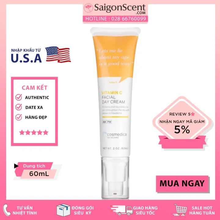 cosmedica vitamin c facial day cream