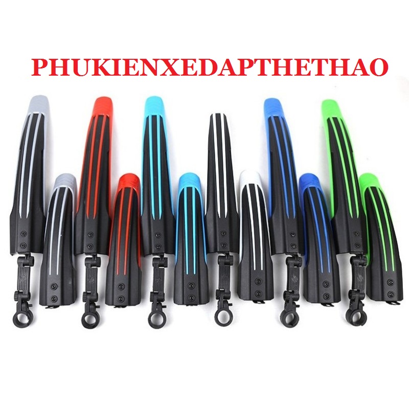 Chắn bùn xe đạp thể thao sọc màu