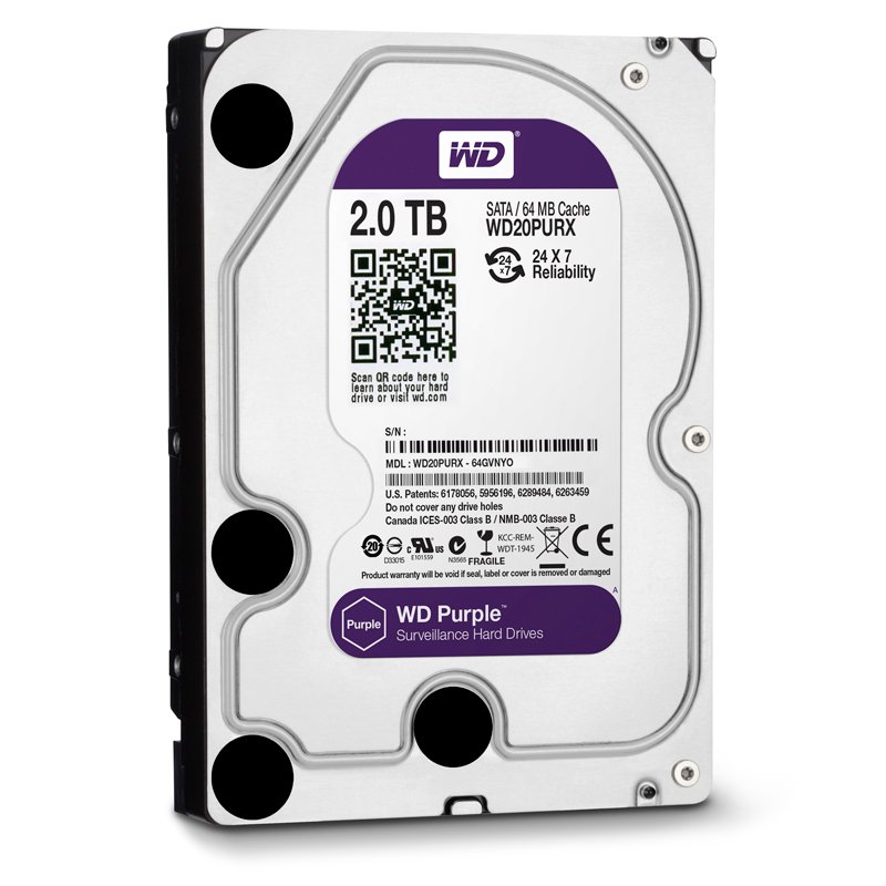 Ổ cứng chuyên dụng cho camera western digital 1tb , 2tb, 500gb