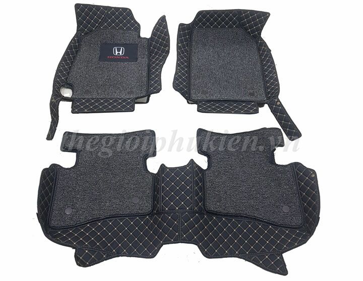 Thảm sàn, lót sàn Da 6D cao cấp cho Honda Brio 2019