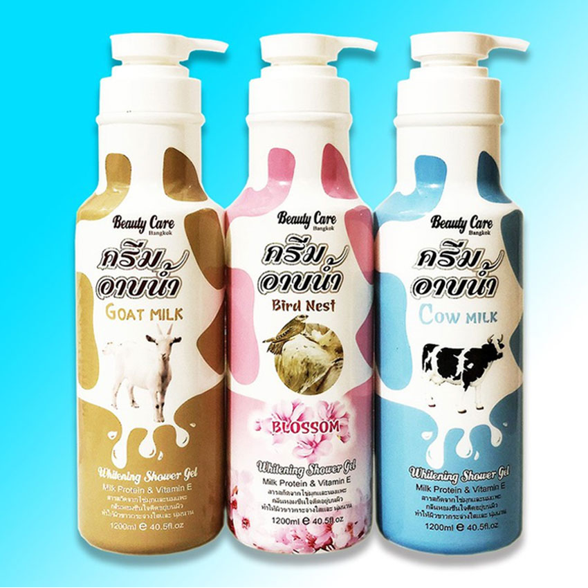 SỮA TẮM TRẮNG DA CON BÒ BEAUTY CARE CHÍNH HÃNG THÁI LAN 1L2 - Có 3 mùi