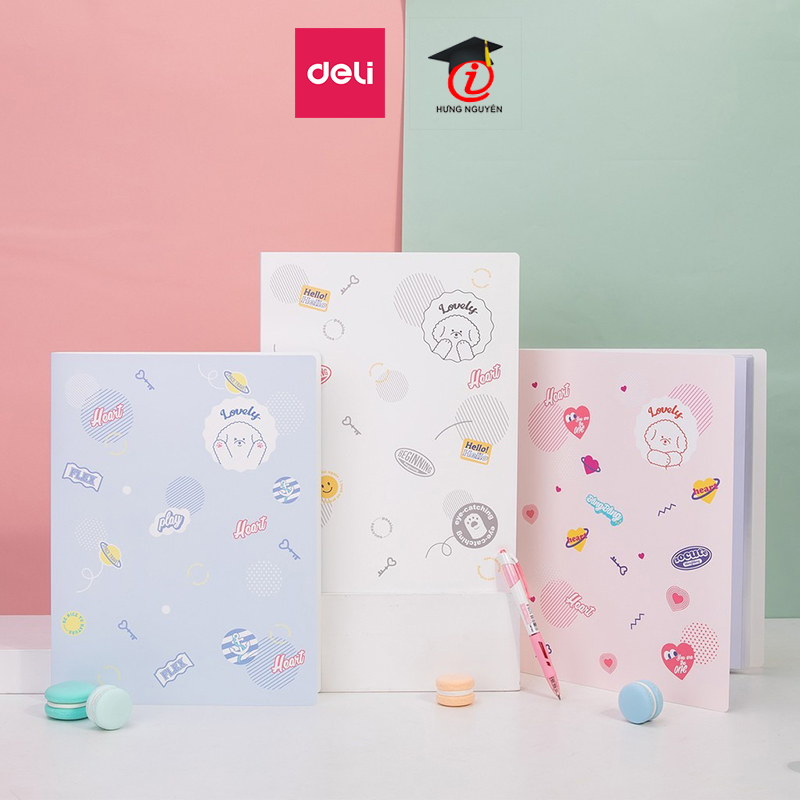 File lá học sinh 30 / 40 lá 72493/72494 (Deli)