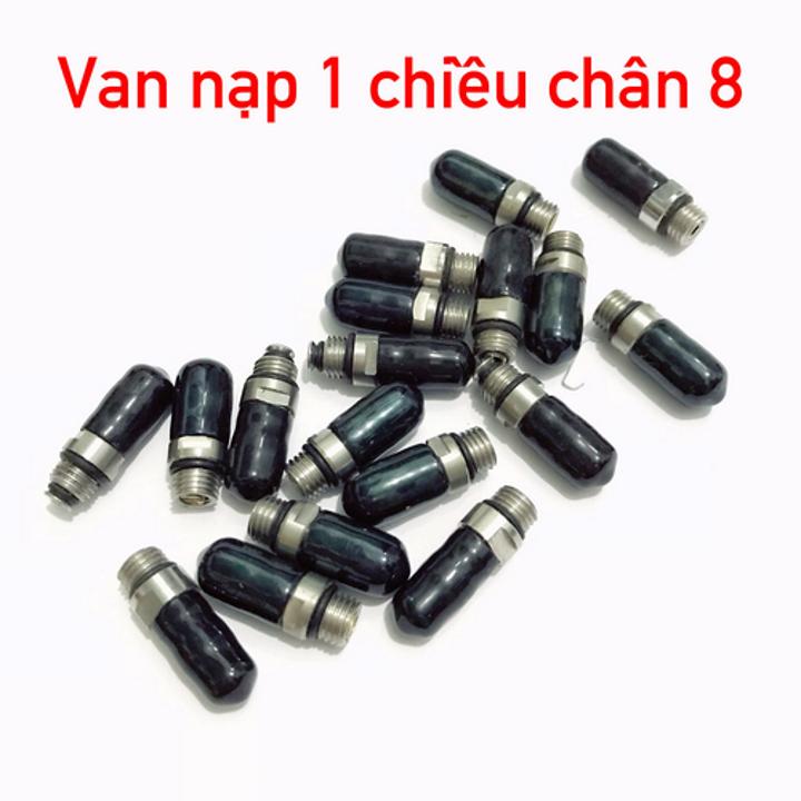 van nạp 1 chiều chân 8mm