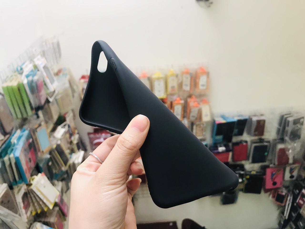 Ốp lưng iphone 6/6s dẻo đen silicon