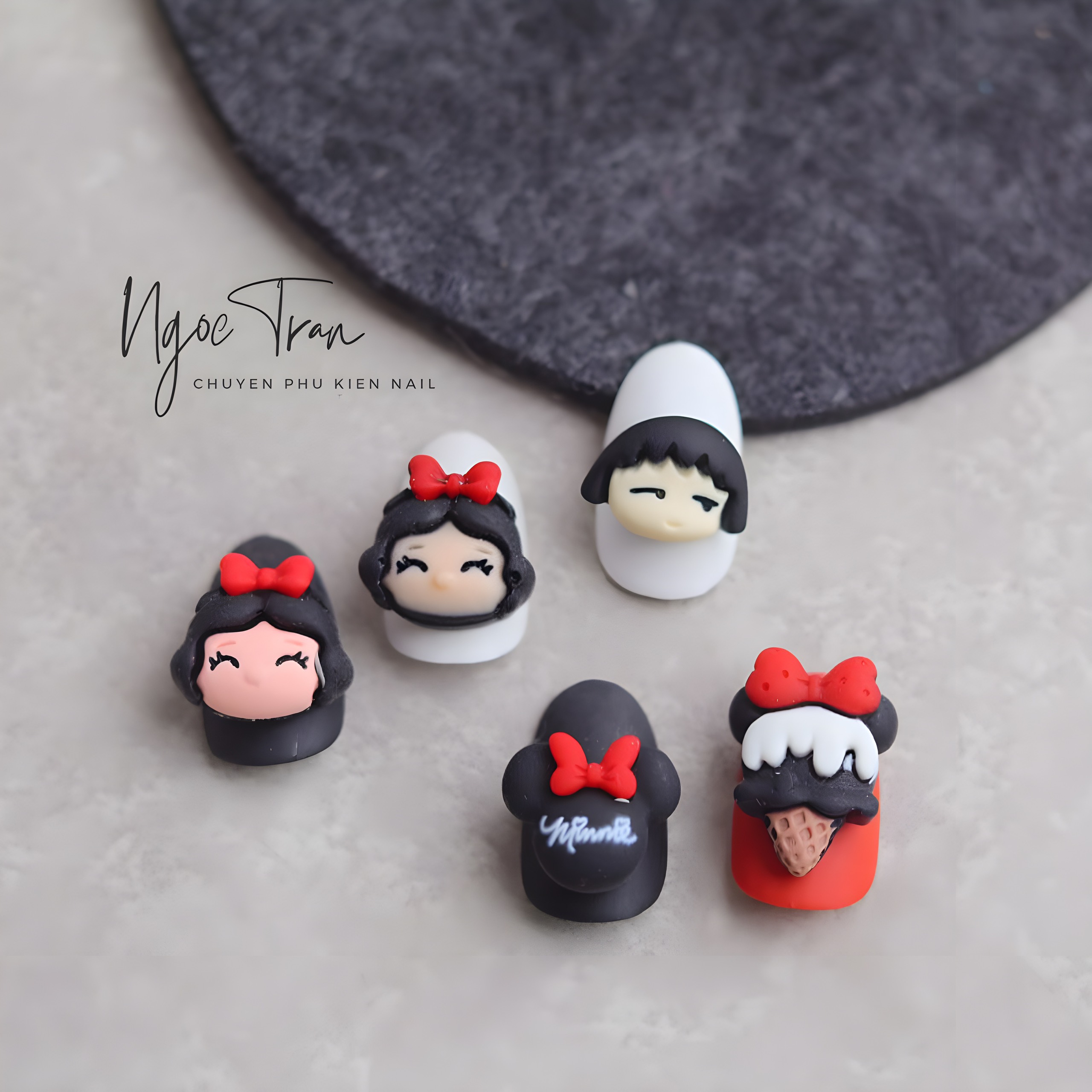 [Ảnh thật] Charm Thú Hoạt Hình Sanrio Trang Trí Móng Hàn Quốc