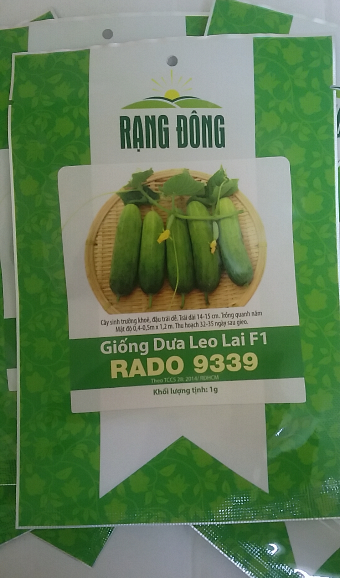 Hạt giống Dưa Leo F1 1g