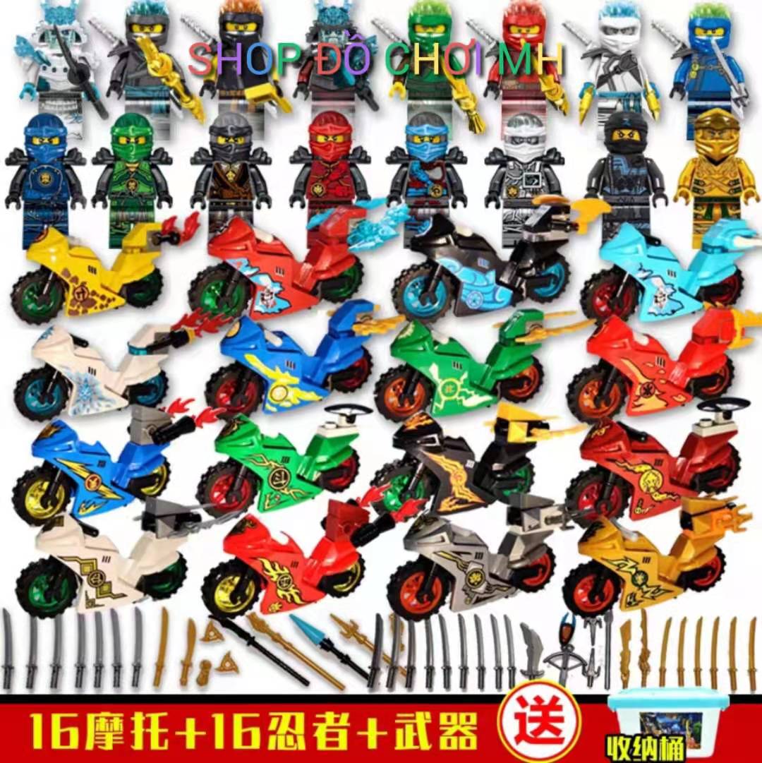 [HCM]Đồ chơi xếp hình lắp ráp các nhân vật ninja