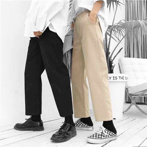 Quần Kaki Basic Ống Suông - 100% KAKI MỊN HÀN QUỐC [ Form chuẩn UNISEX ]