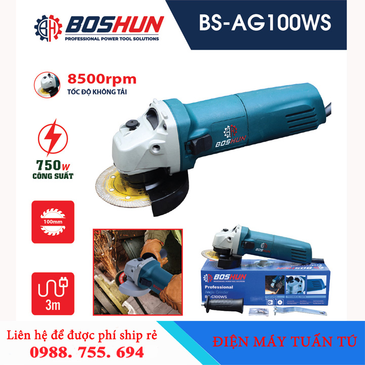 Máy cắt cầm tay Boss Đức 100% dây đồng