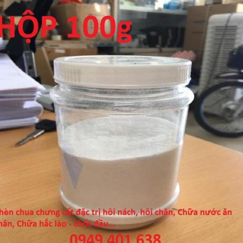 PHÈN CHUA CHƯNG CẤT KHỬ MÙI HÔI NÁCH, HÔI CHÂN, HỘP 100g giá rẻ