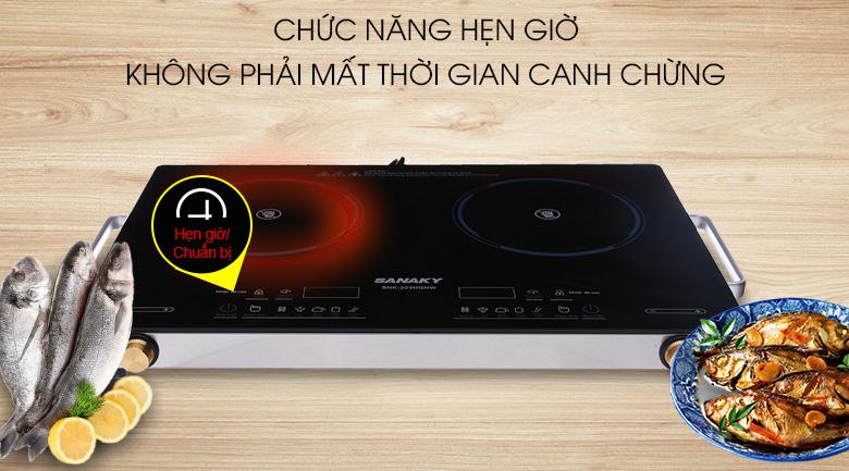 Bếp hồng ngoại đôi Sanaky SNK-203HGNW