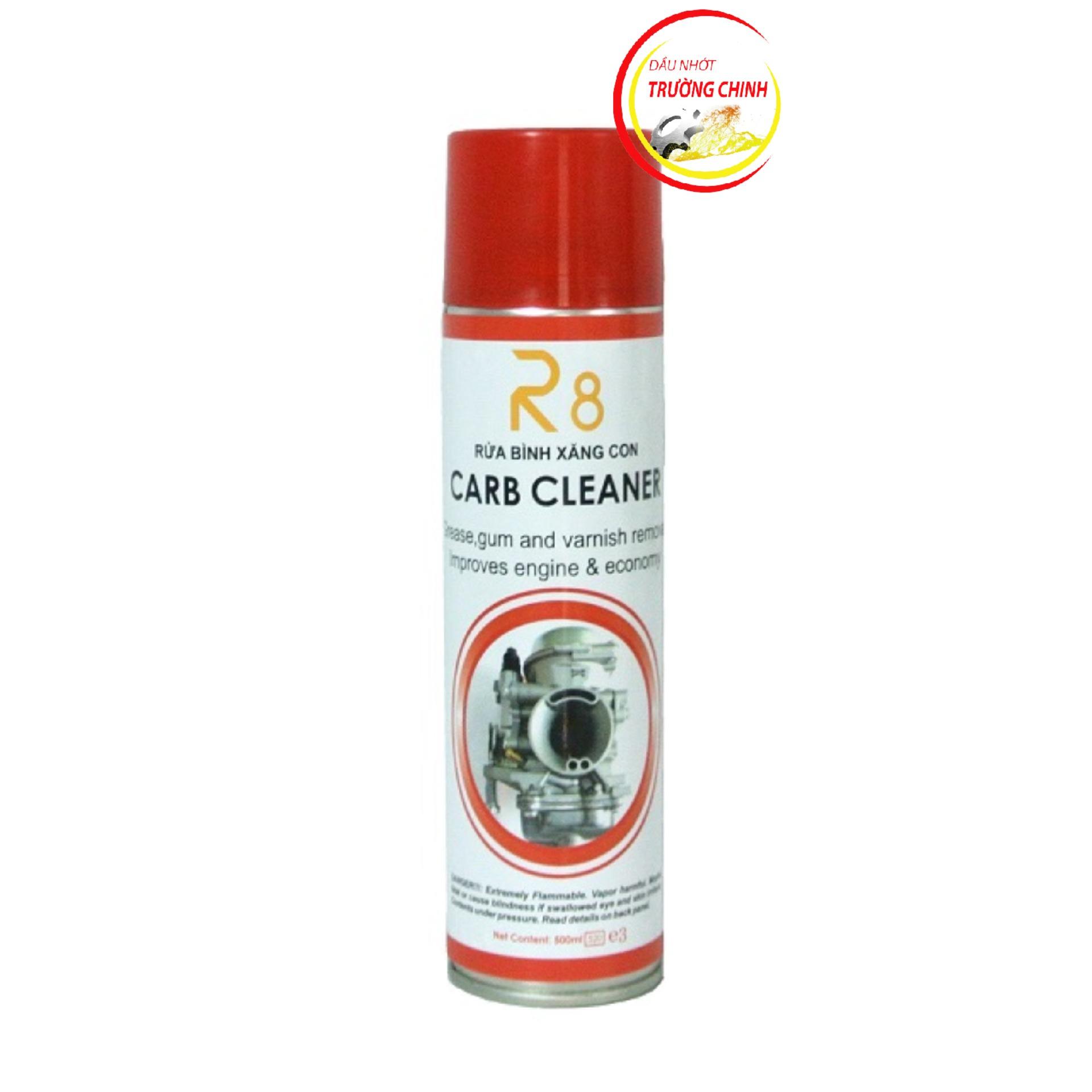 [HCM]Chai vệ sinh rửa bình xăng con Carb Cleaner R8  500ml
