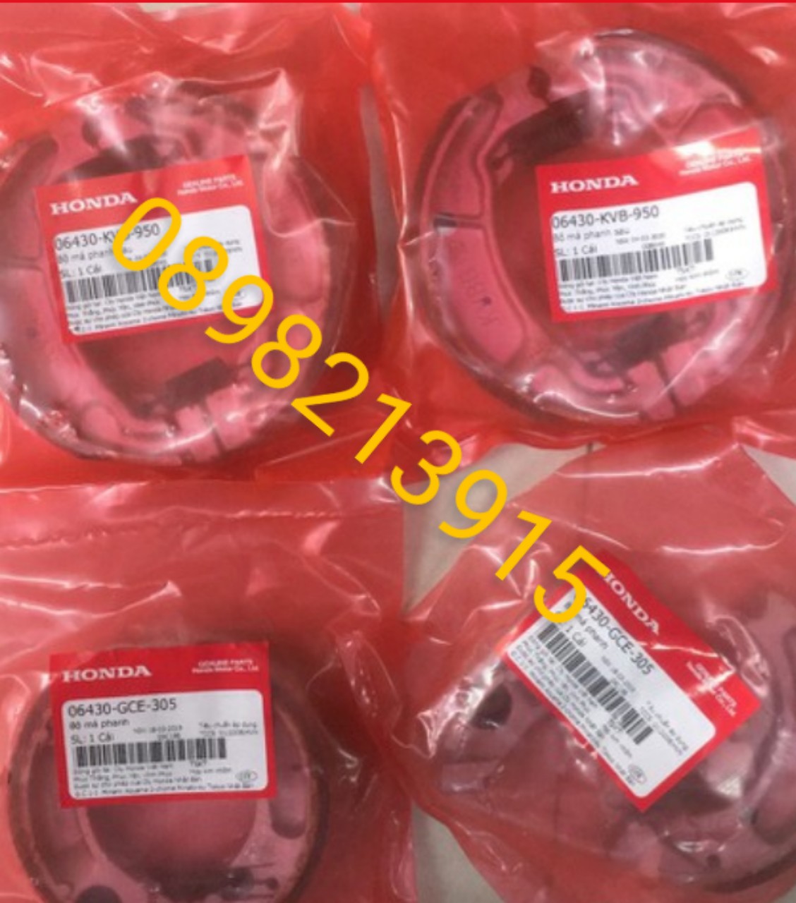 Bố Thắng Má Phanh Sau Xe Số Zin Honda