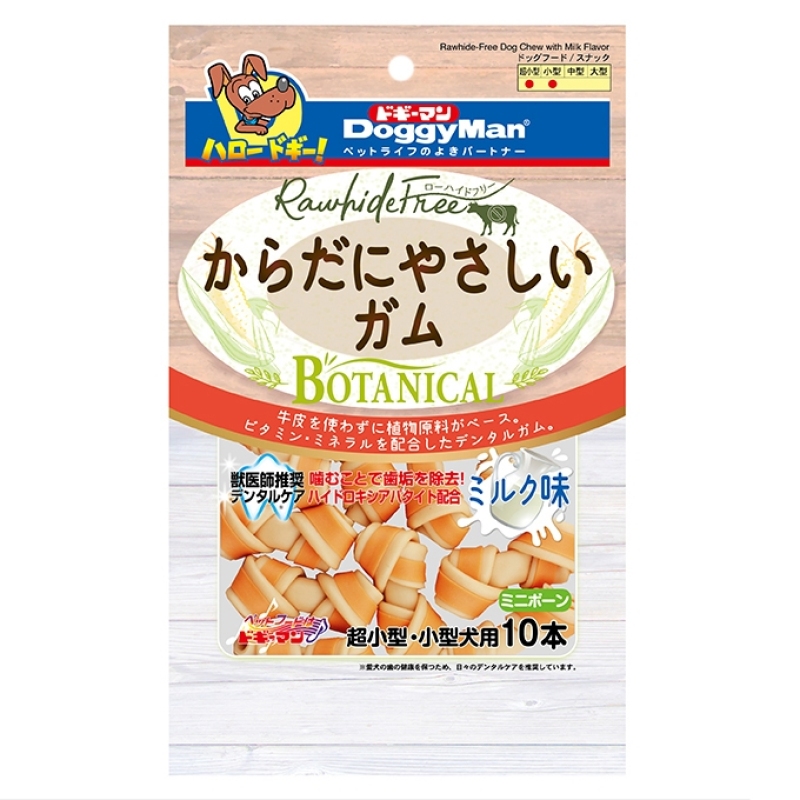 Snack xương nơ hương sữa cho chó cưng DoggyMan loại 10 cây - 82295