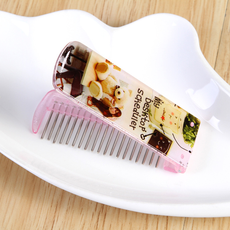 LƯỢC CHẢI TÓC XẾP CÓ KIẾNG (GƯƠNG) SOI