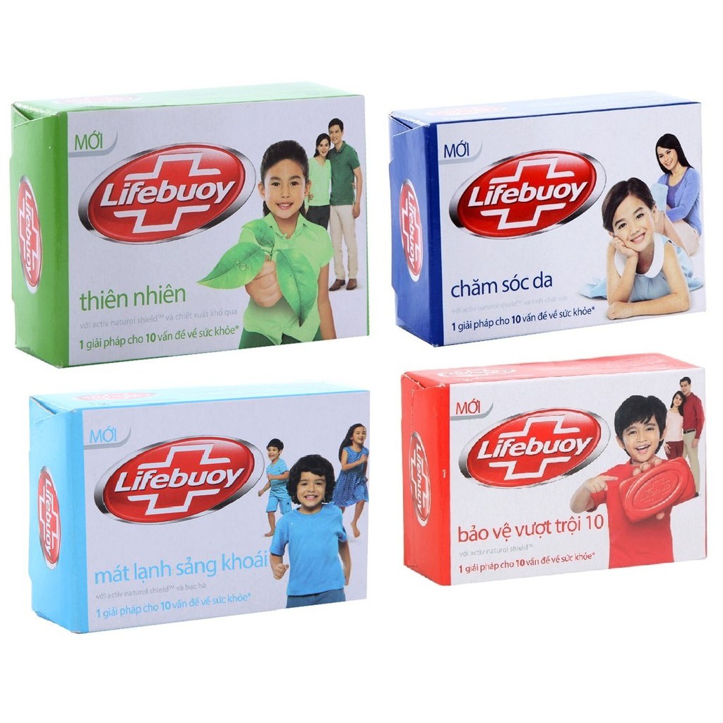 COMBO 5 XÀ BÔNG CỤC LIFEBOUY 90G X 5