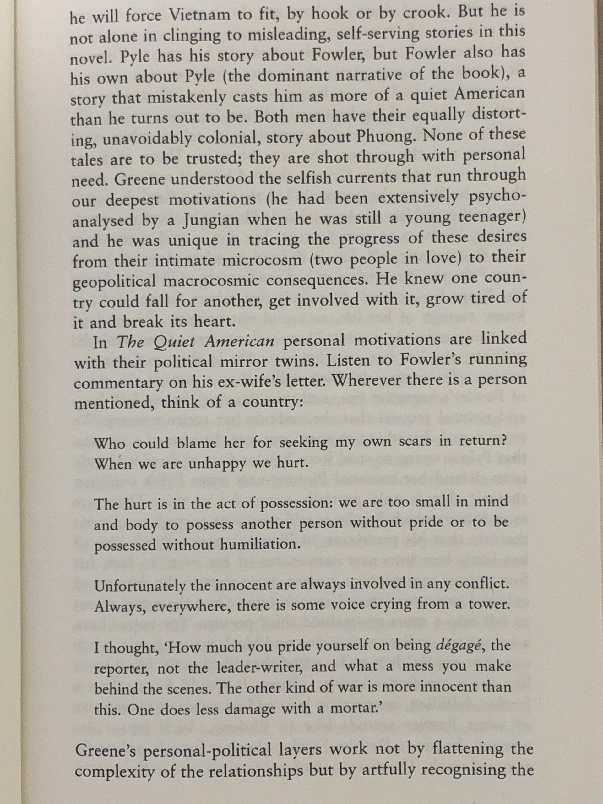 The Quiet American ( Graham Greene )