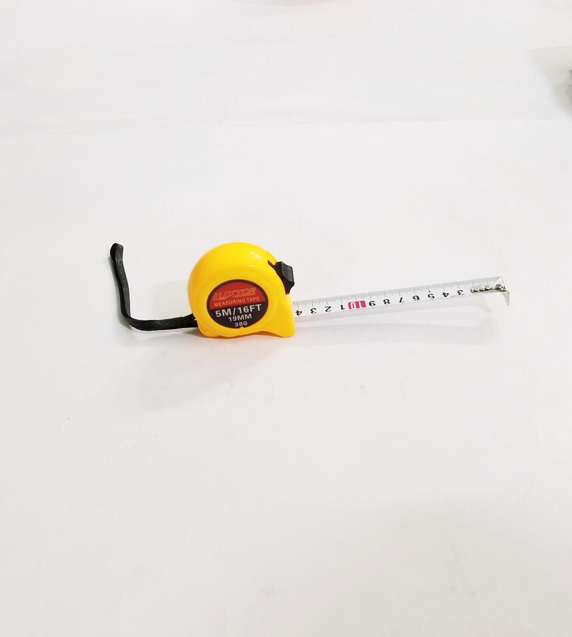 Thước cuộn thép vàng 38g - 5m luxtop