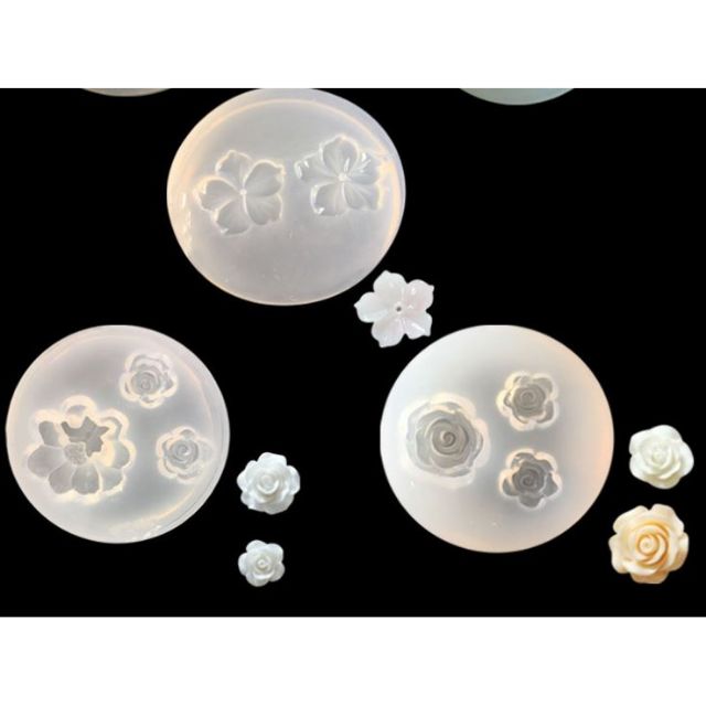 Khuôn Silicon Epoxy Resin Hoa Nhiều Mẫu