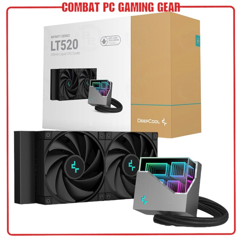 Tản Nhiệt Nước AIO DeepCool LT520 - LT720 ARGB Black/ White (Hỗ Trợ LGA1700/ AM5)