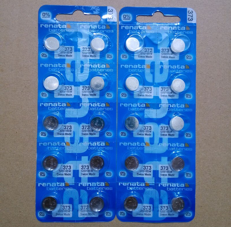 PIN ĐỒNG HỒ ĐEO TAY RENATA 916 (5 VIÊN)