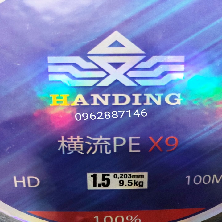 DÂY DÙ LURE DÂY CÂU CÁ HANDING PE X9 SIÊU BỀN