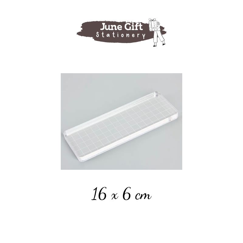 Con Dấu Clear Stamp Trong Suốt Làm Bullet Journal