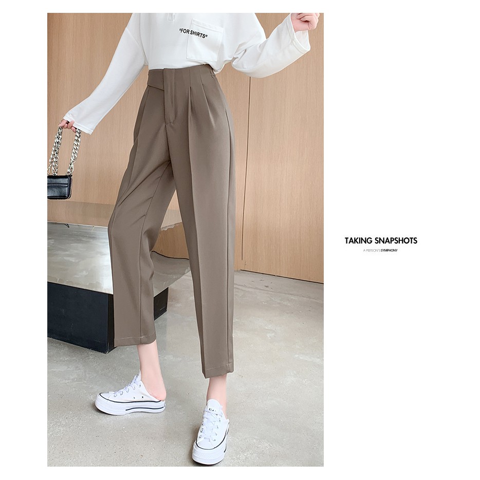QUẦN BAGGY CẠP LỆCH 2 KHUY,CẠP SAU CHUN CO GIÃN