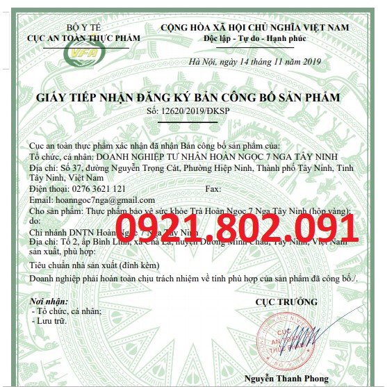 Trà  hoàn ngọc 7 nga tây ninh vàng