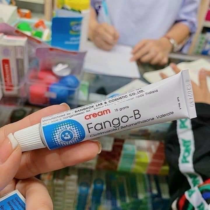 Kem thoa lang ben, nấm Fango-B Thái Lan 15gr