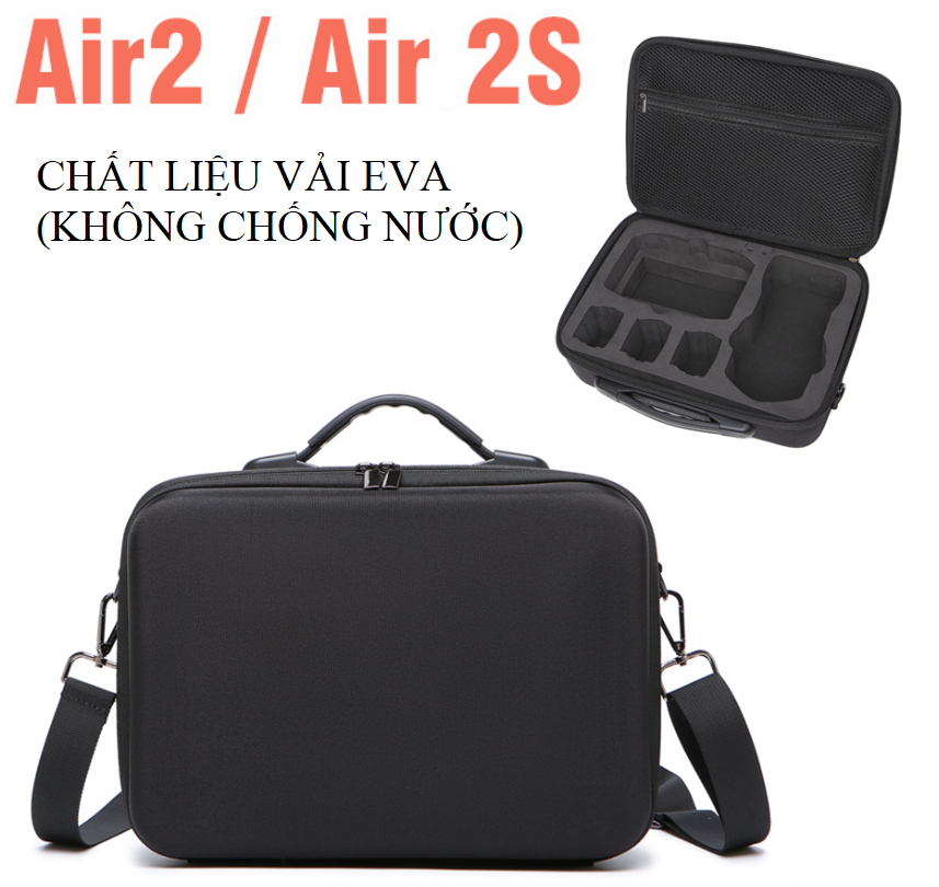 Túi đựng Flycam DJI Mavic Air2 / Air 2S túi chống nước, chống va đập và có dây đeo - phụ kiện flycam