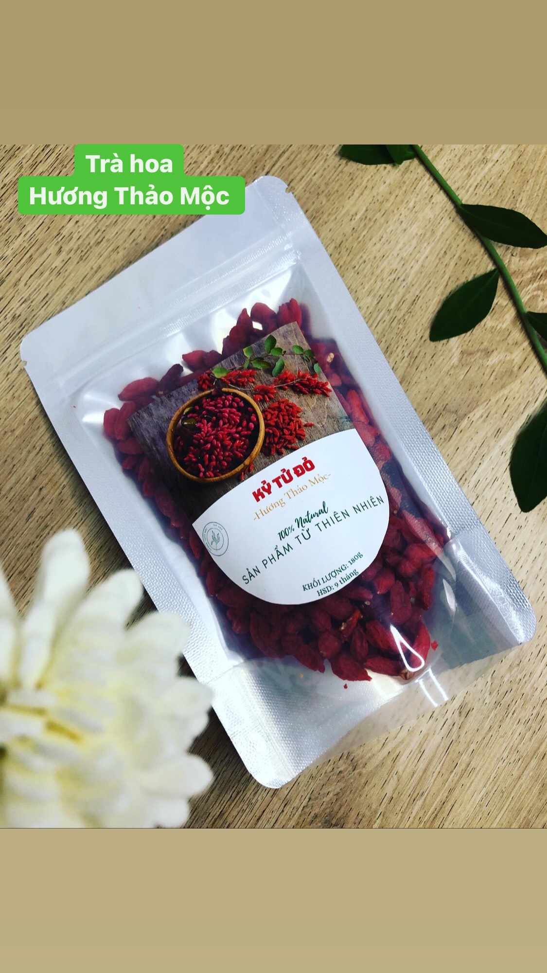Kỷ Tử Đỏ Ninh Hạ 1 kg - Hương Thảo Mộc