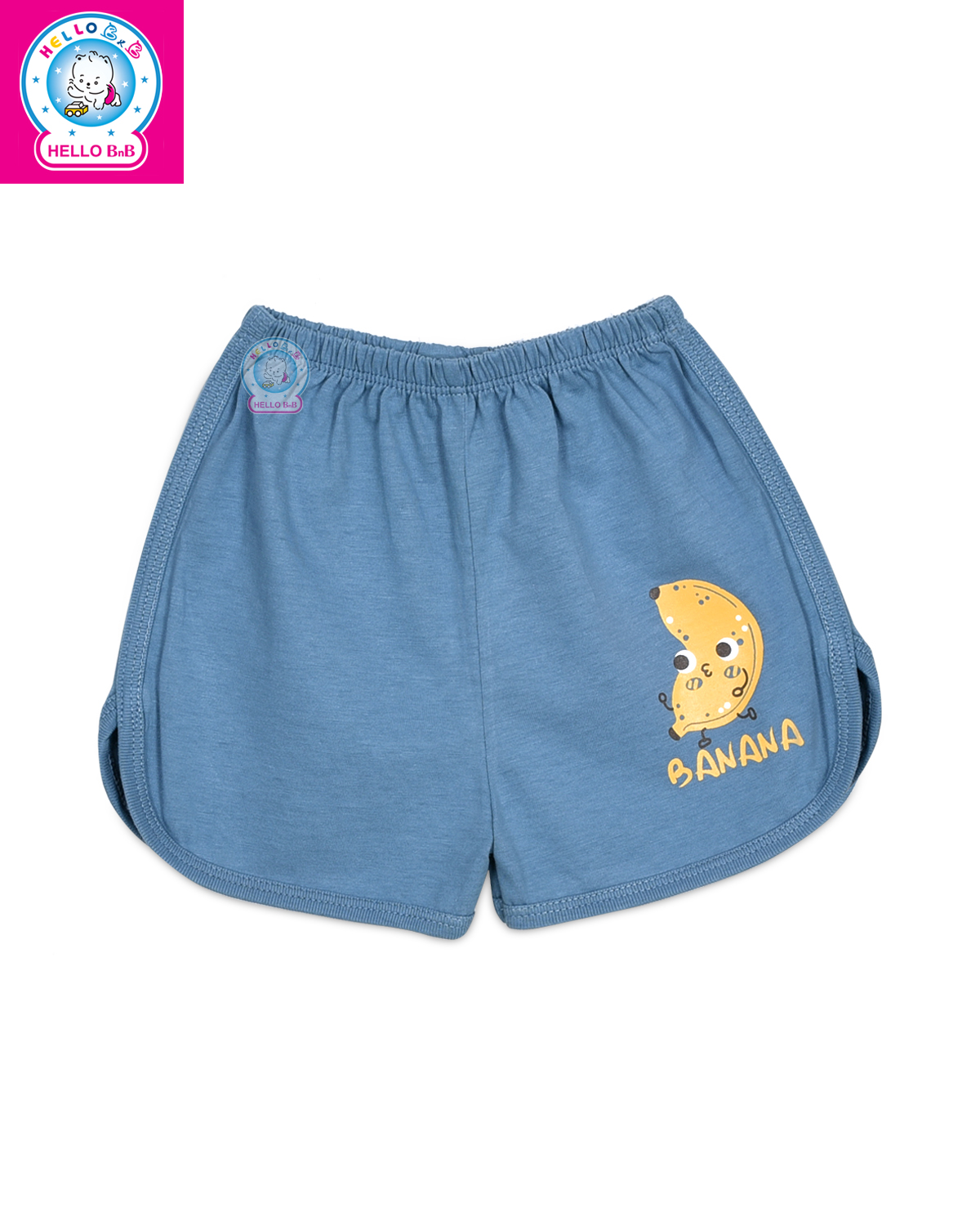 Quần short viền QL0196 - HELLO BnB (màu và hình in ngẫu nhiên)