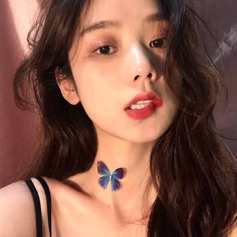 Vòng cổ choker hình bướm xinh xắn