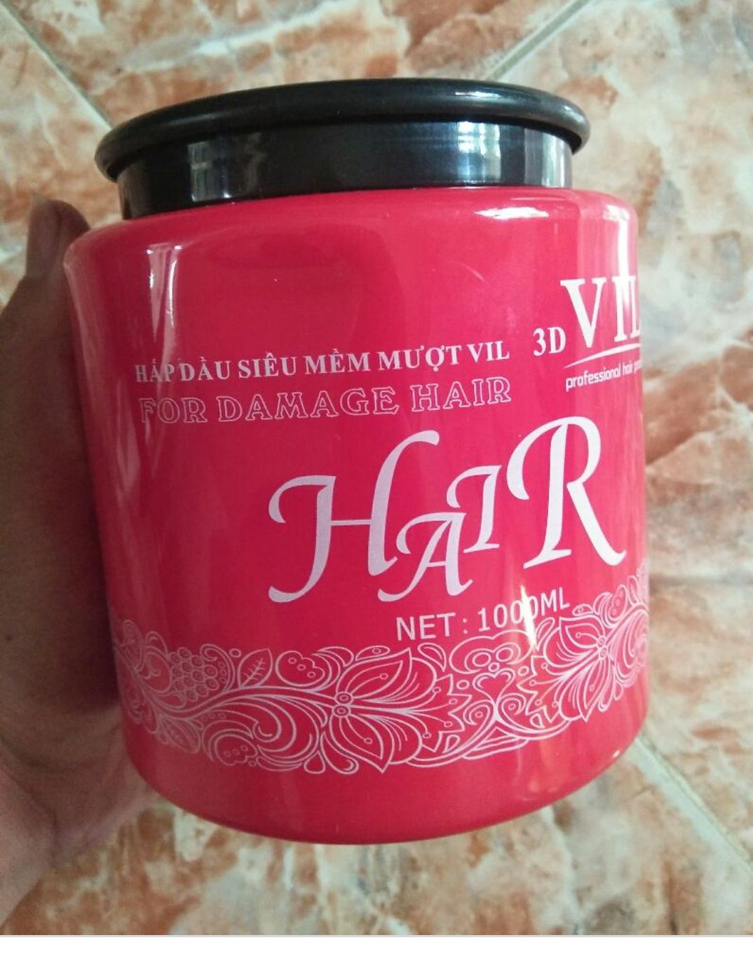 [HCM]Hấp dầu siêu mềm mượt VIL 1000ml+ tặng nón ủ tóc