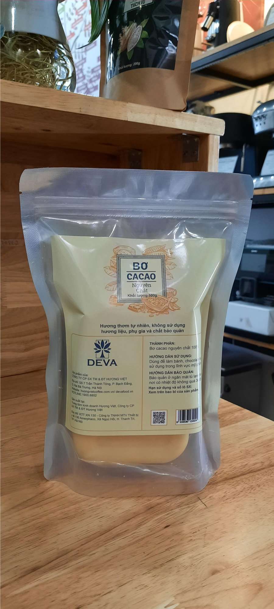 Bơ Cacao Nguyên Chất ( Cocoa Butter)-500gr