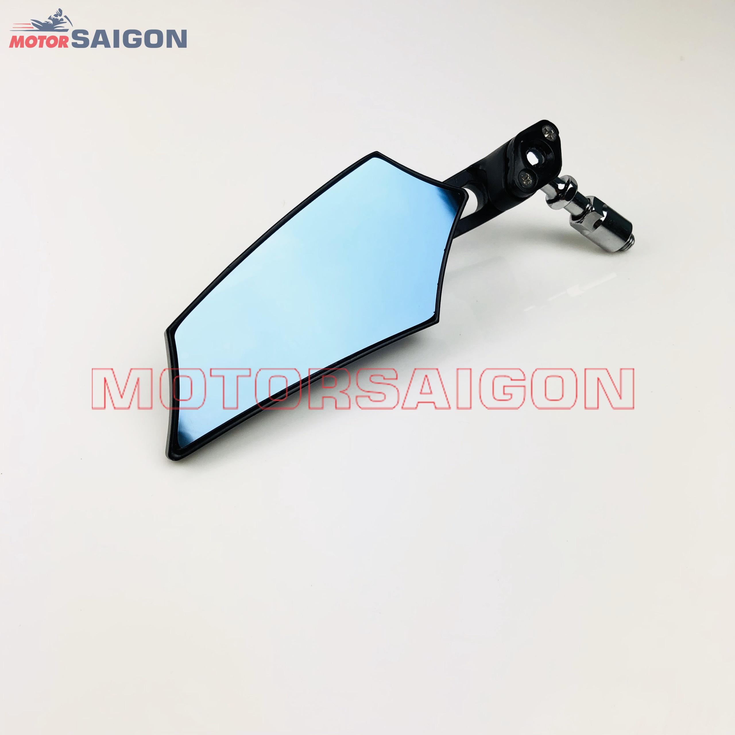 [HCM]Gương xe máy kiếng chiếu hậu HS3 nhập khẩu cao cấp dùng cho xe SH Vario Exciter...và các loại xe khác bên trái màu đen